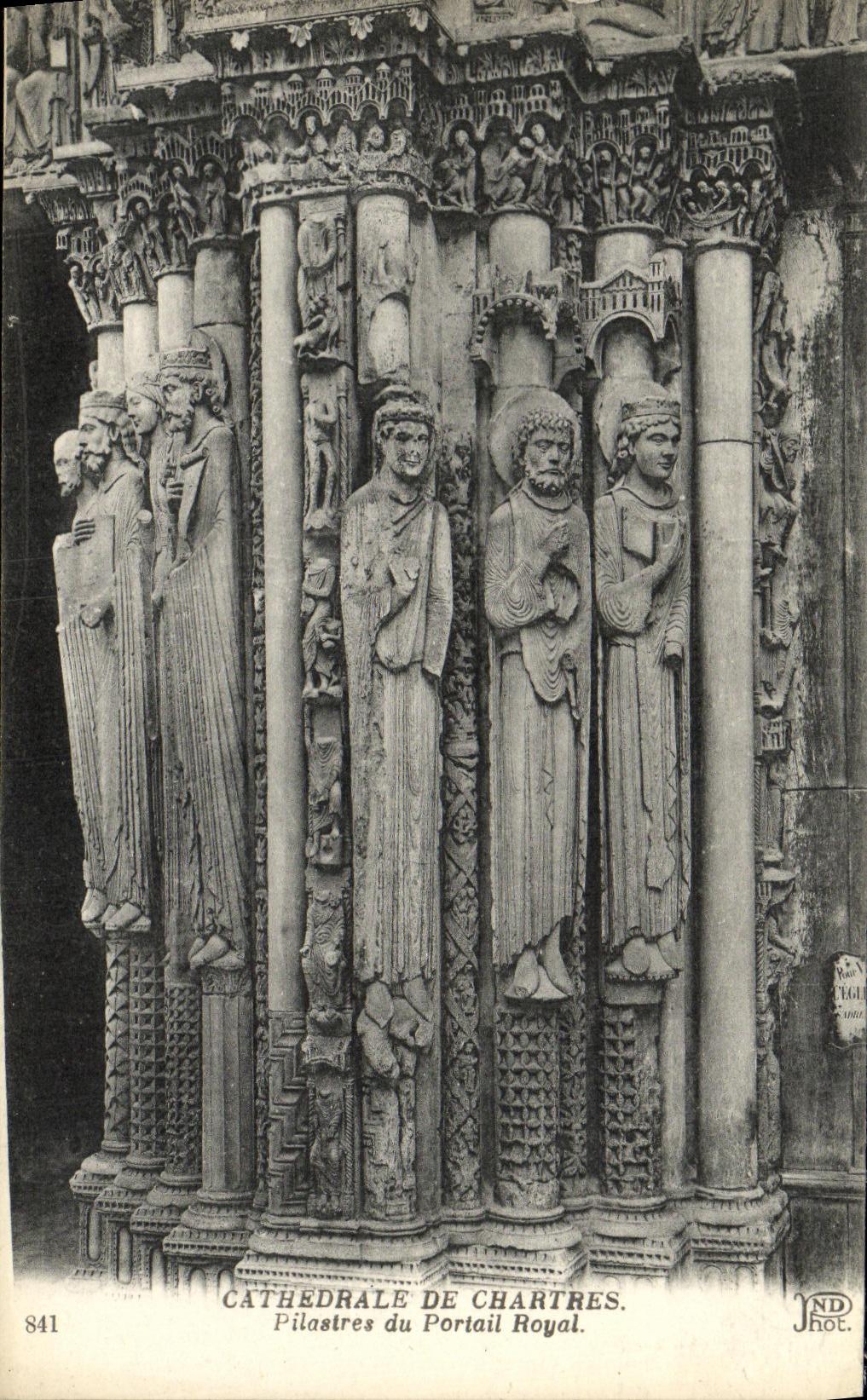 CPA Chartres Cathedrale Portail Royal