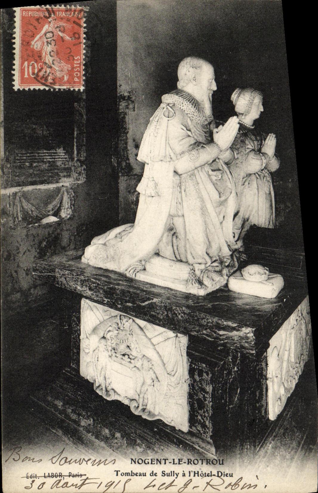 CPA Nogent le Rotrou Tombeau de Sully a L Hotel Dieu