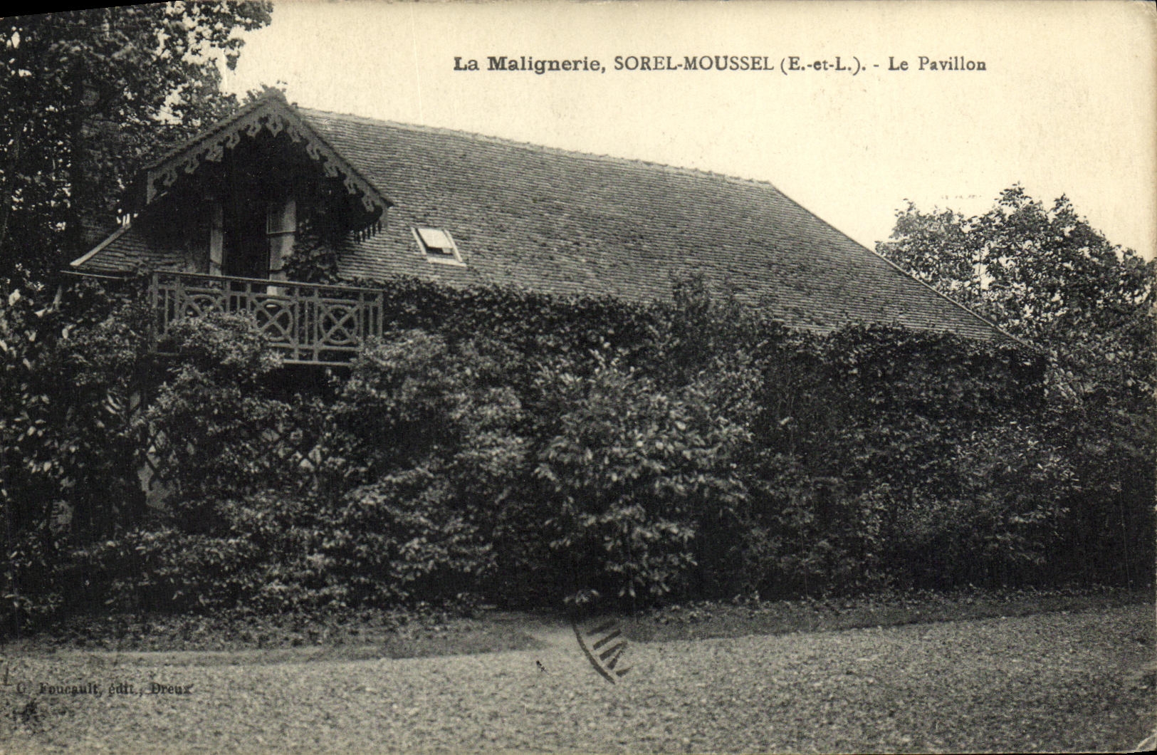 CPA La Malignerie Sorel Moussel Le Pavillon