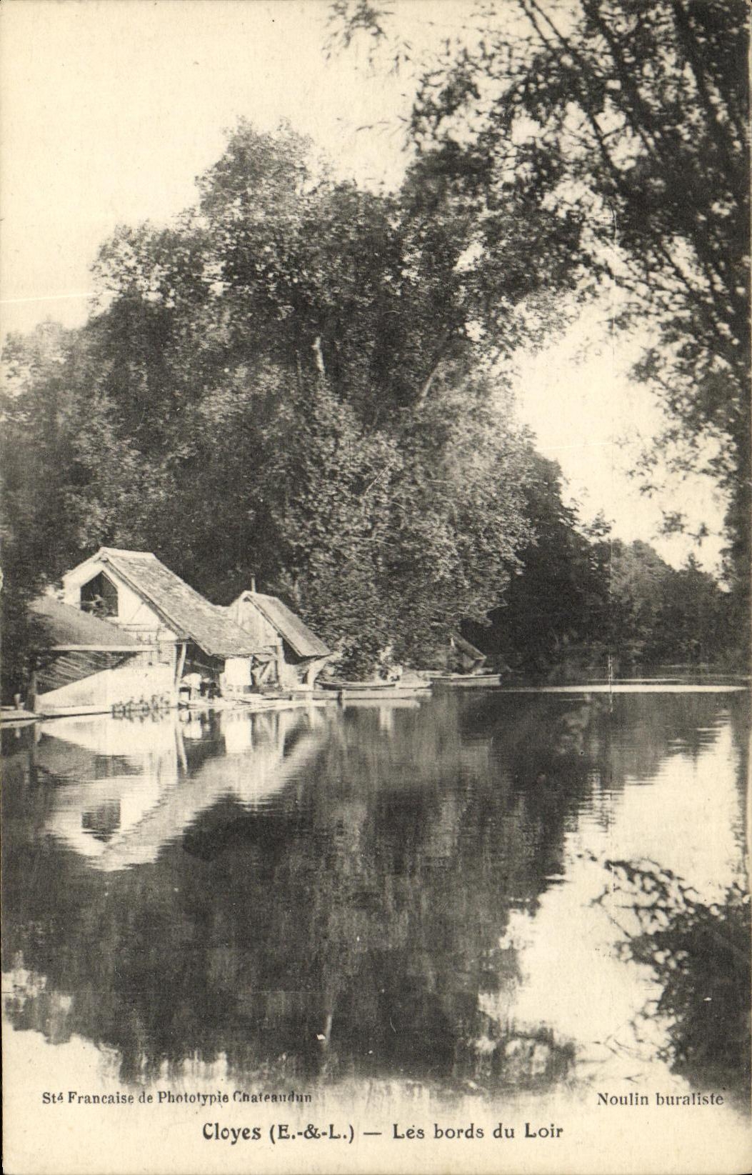 CPA Cloyes Les Bords du Loir