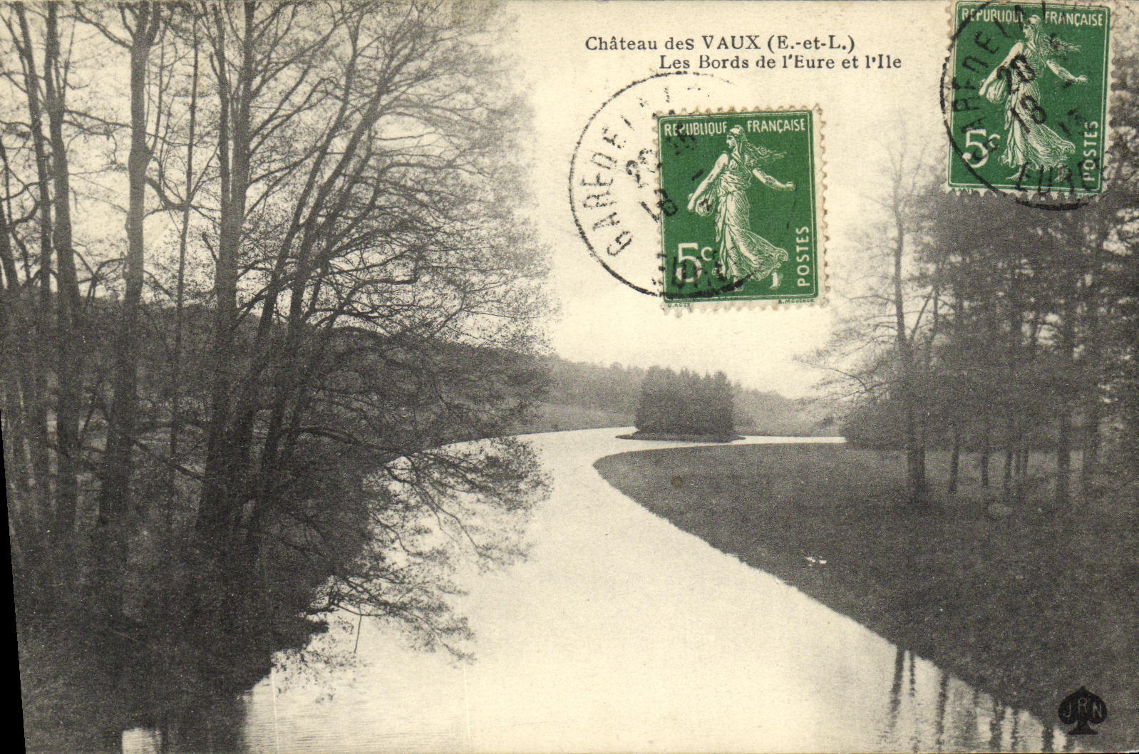 CPA Chateau des Vaux Les bords de l Eure et l Ile