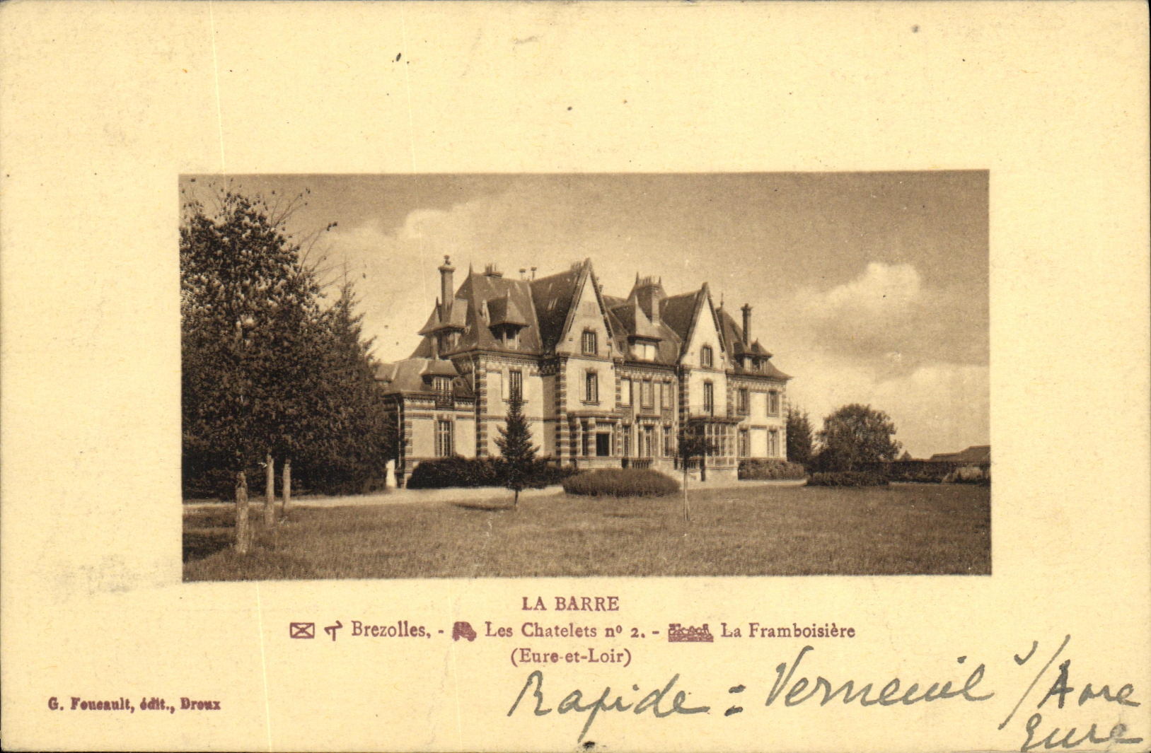 CPA La Barre La Framboisiere