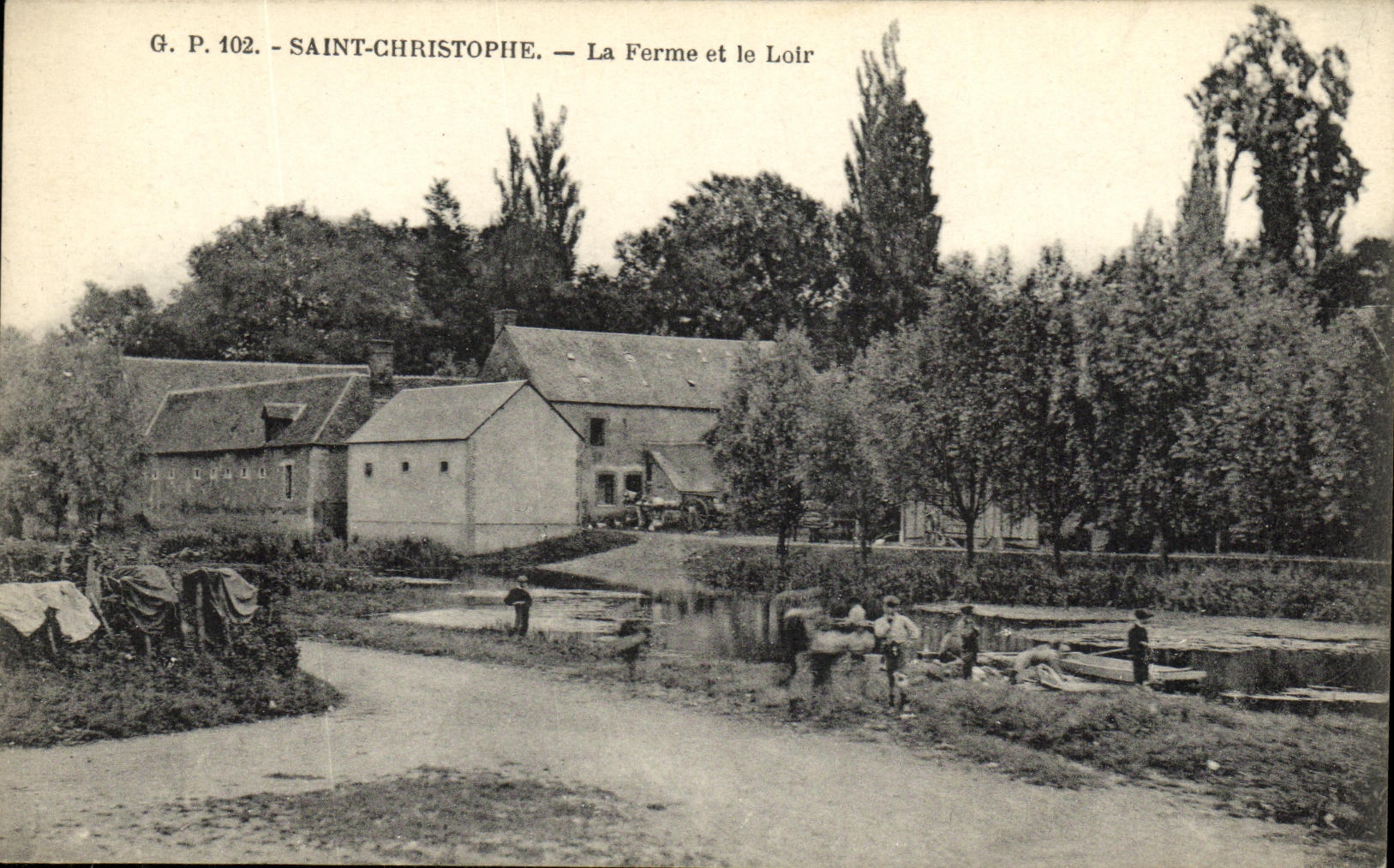 CPA Saint Christophe La Ferme et le Loir