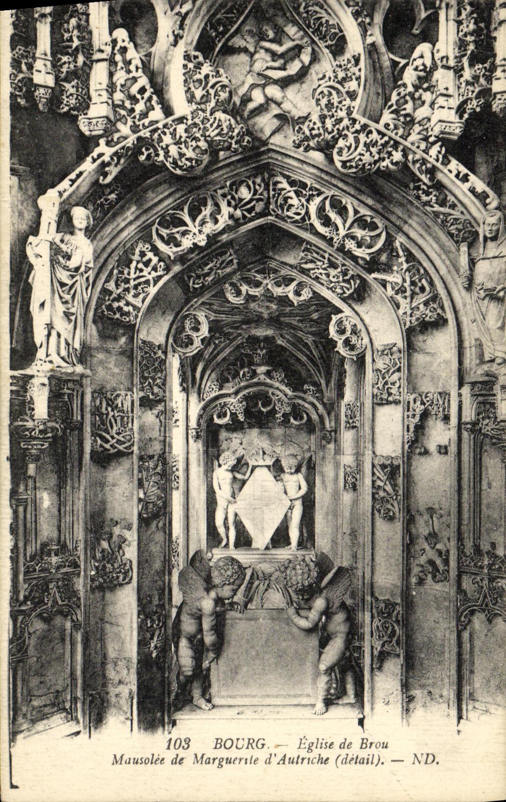 CPA Bourg Eglise de Brou Mausolee de Marguerite d Autriche