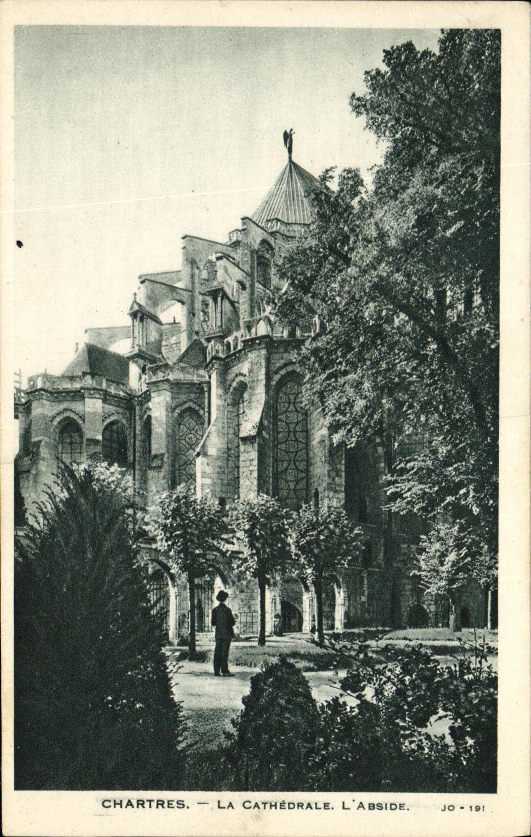 CPA Cathedrale de Chartres L Abside