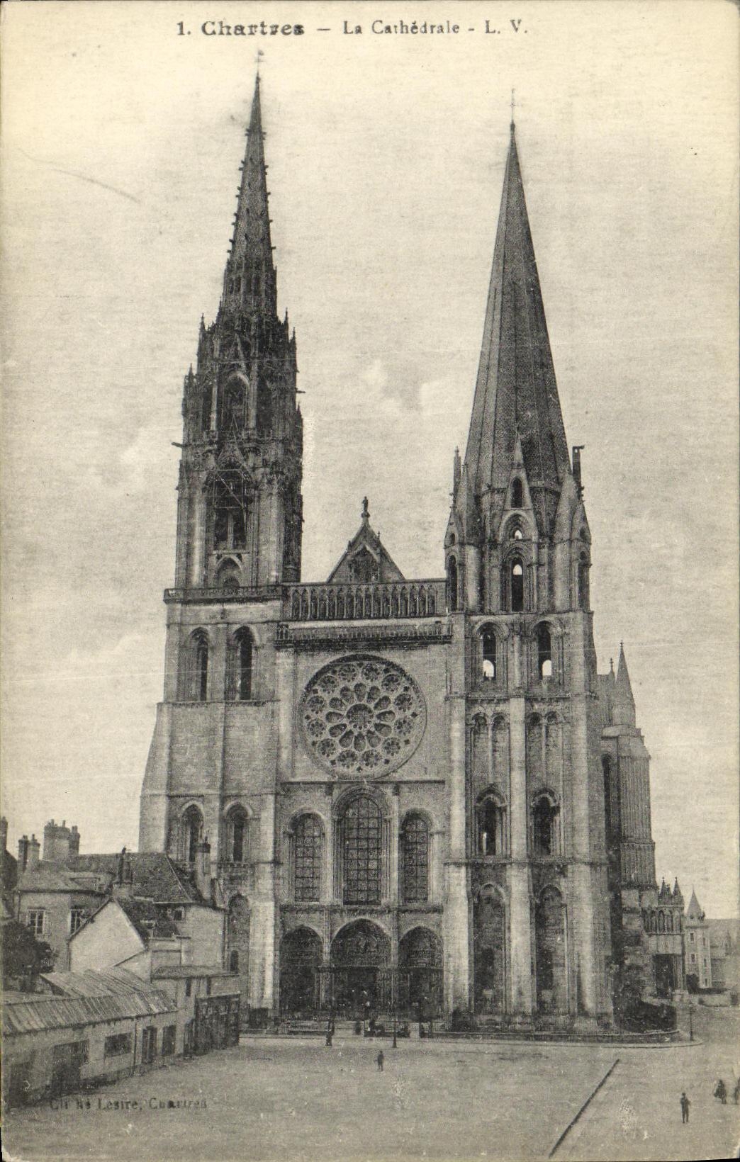 CPA Cathedrale de Chartres La Cathedrale