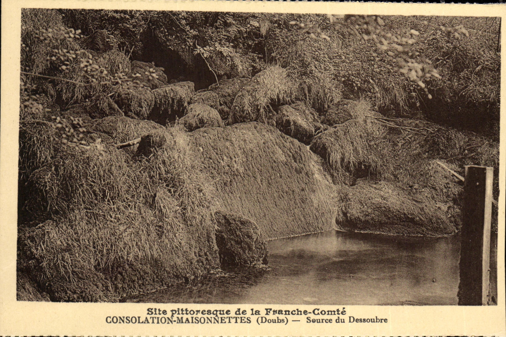 CPA Consolation Maisonnettes Source du Dessoubre