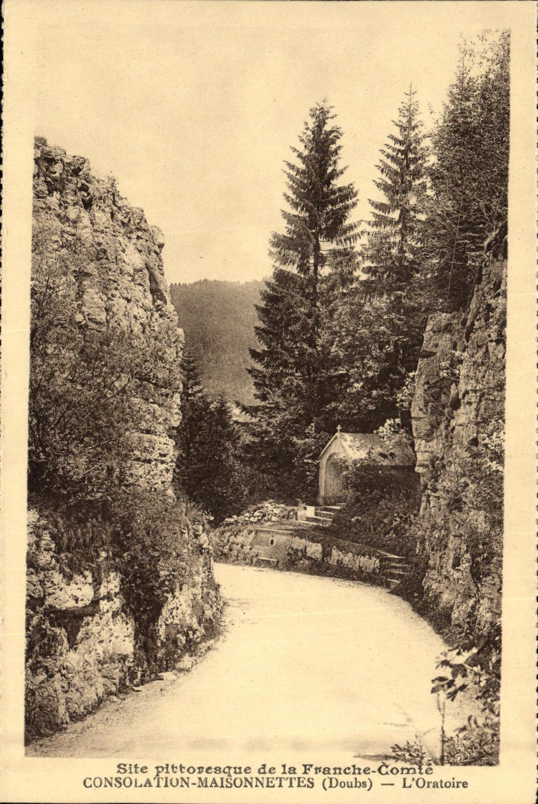 CPA Consolation Maisonnettes L Oratoire