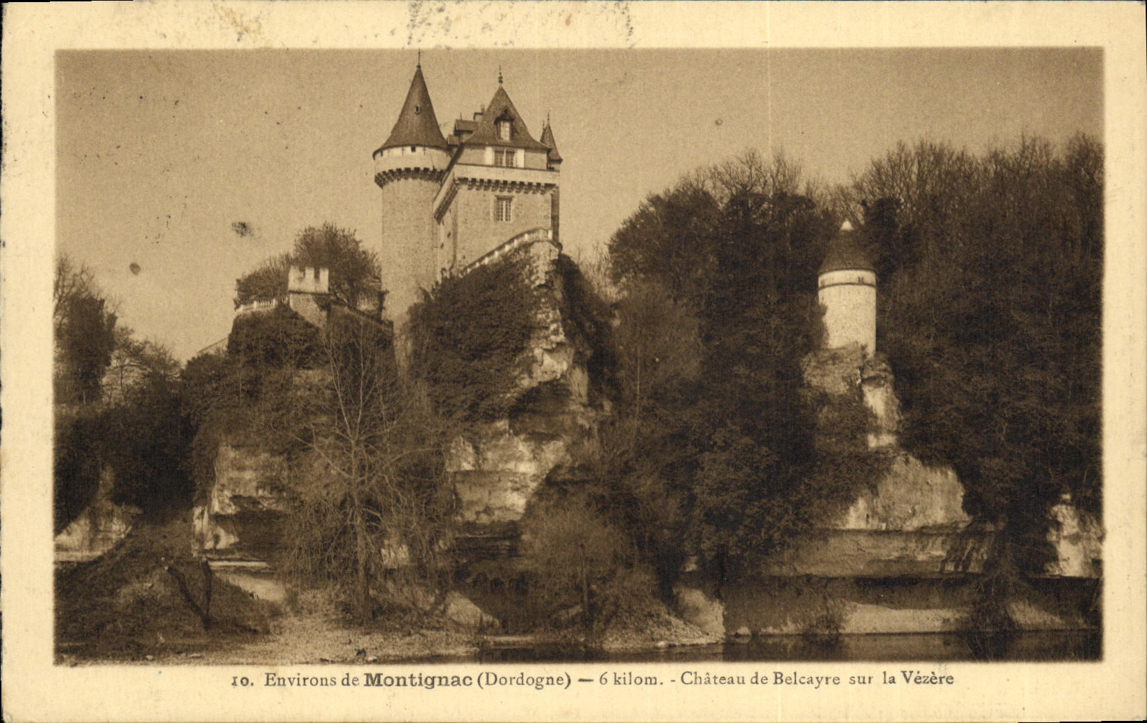 CPA Environs de Montignac Chateau de Belcayre sur la Vezere
