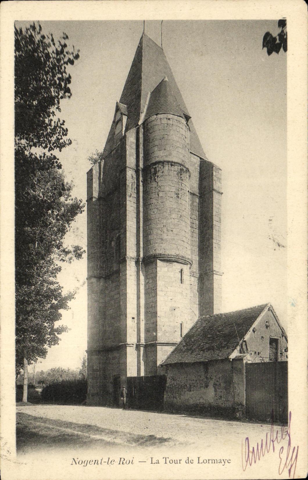 CPA Nogent le Roi La Tour de Lormaye