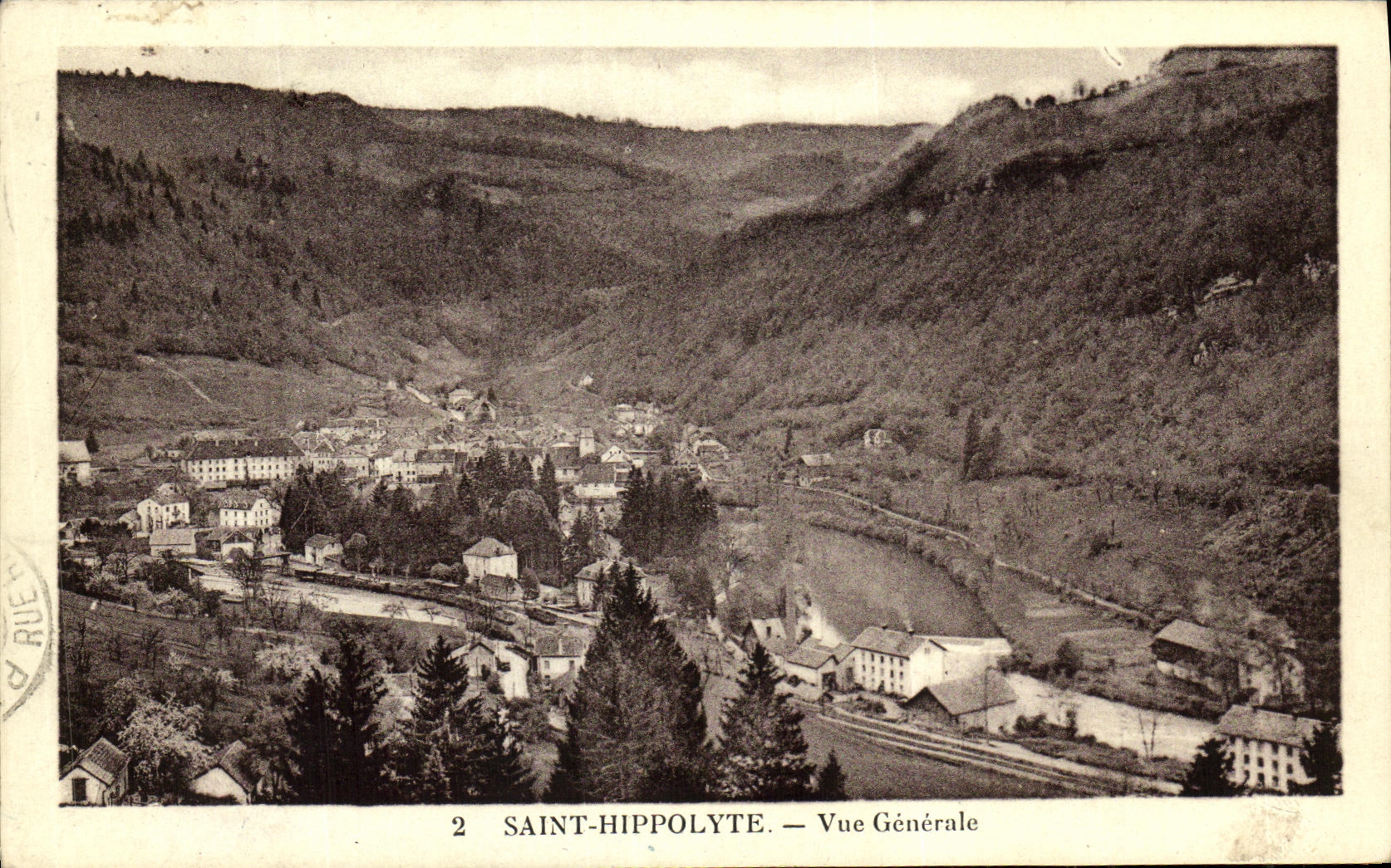 CPA Saint Hippolyte Vue Generale