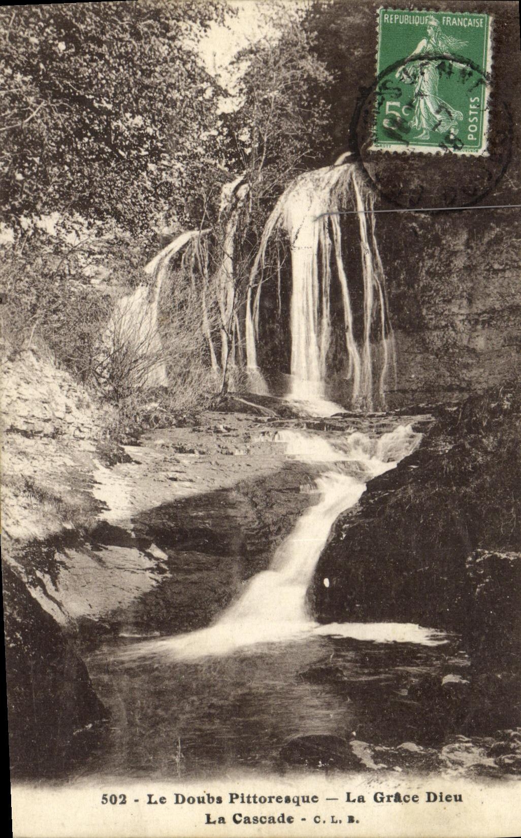 CPA La Grace Dieu La cascade