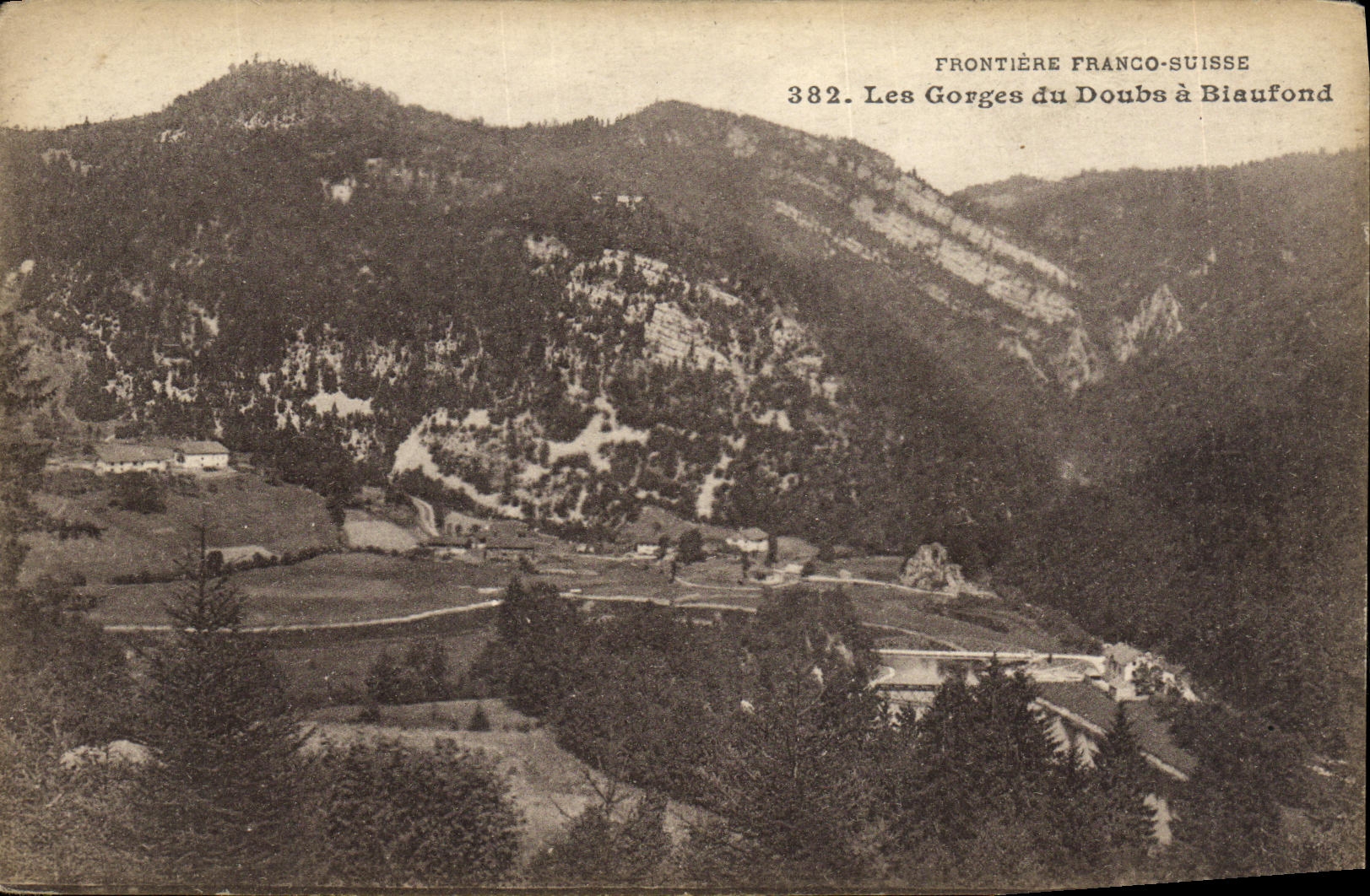 CPA Les Gorges du Doubs a Blaufond