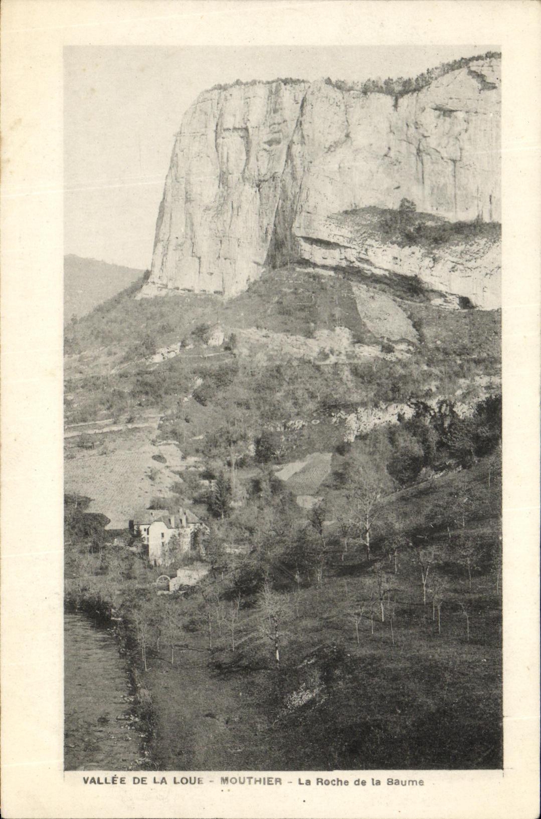 CPA Villers De La Loue Mouthier La Roche de la Baume