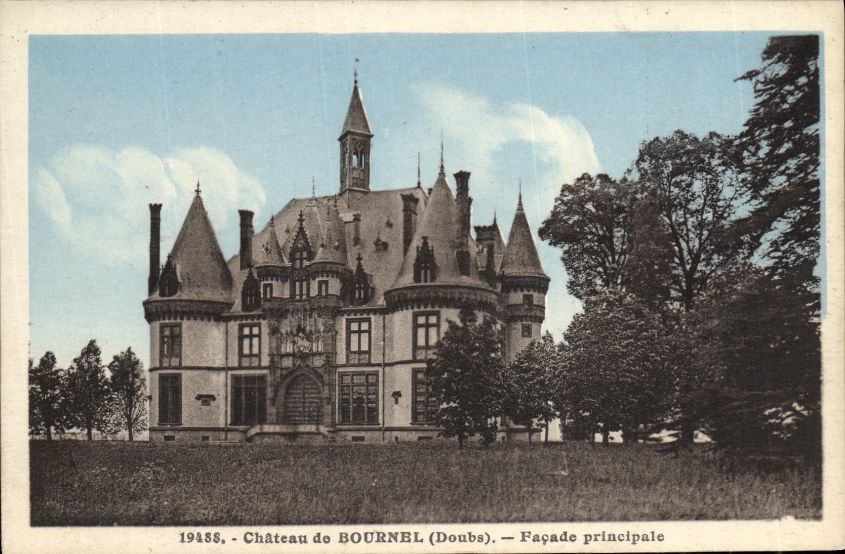CPA Chateau de Bournel Facade Principale