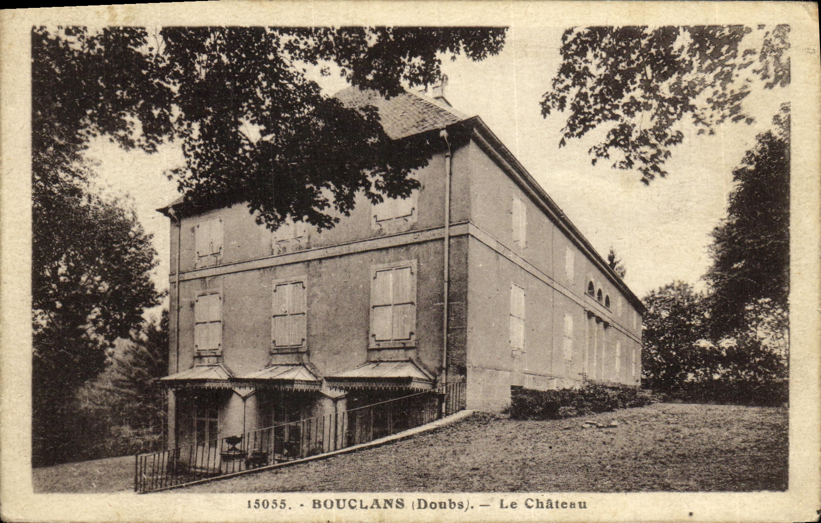 CPA Bouclans Le Chateau