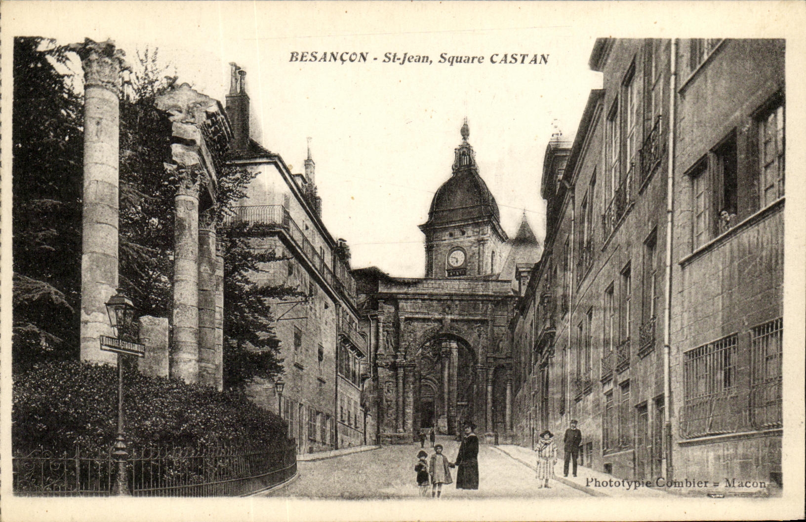 CPA Besancon St Jean Square Castan