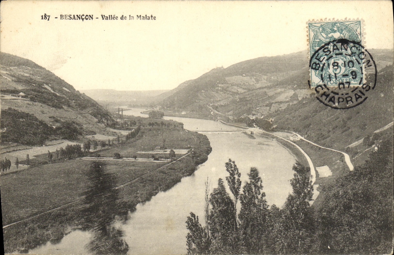 CPA Besancon Vallee de la Malate