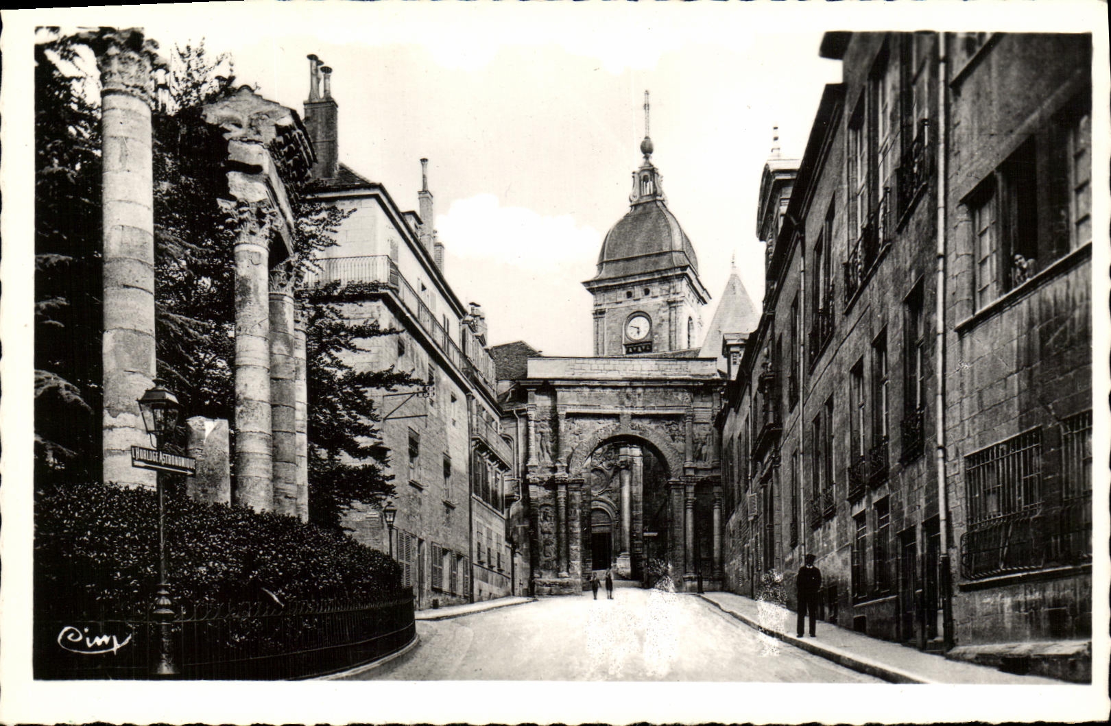 CPA Besancon les Bains Saint Jean Square Castan