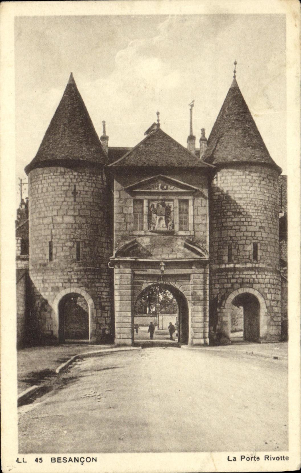 CPA Besancon La Porte Rivotte