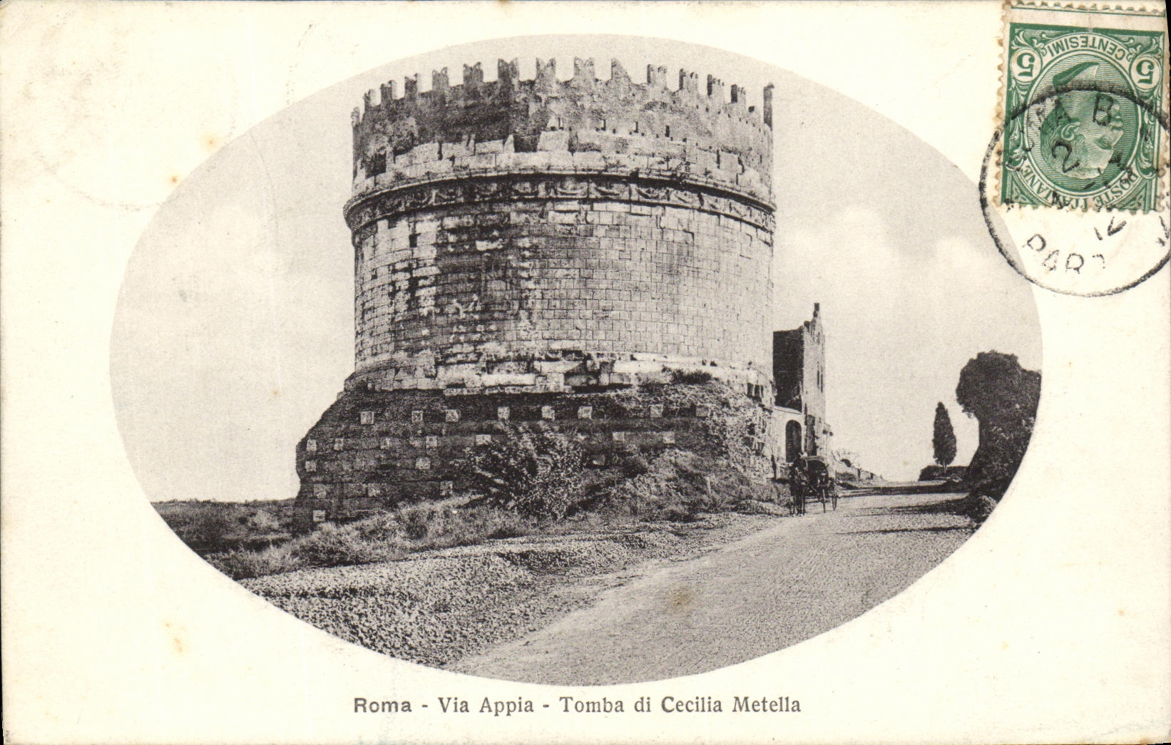 CPA Roma Via Appia Tomba di Cecilia Metella