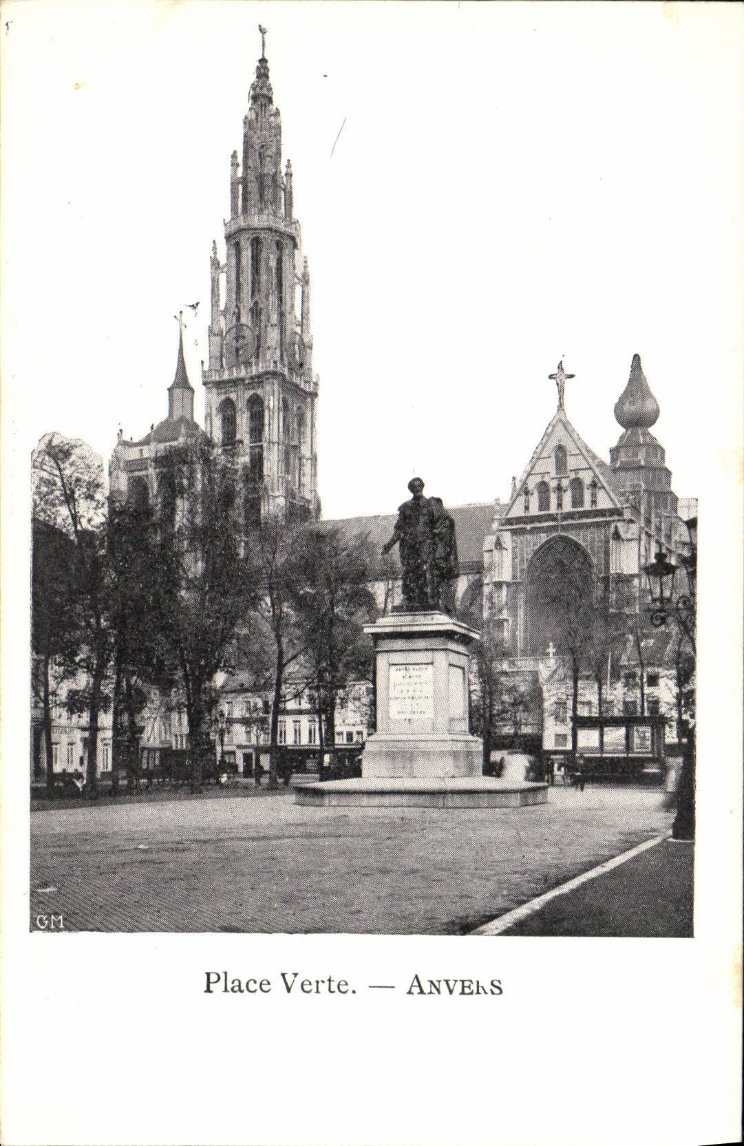 Lugar Amberes del verde de la POSTAL de la VENDIMIA