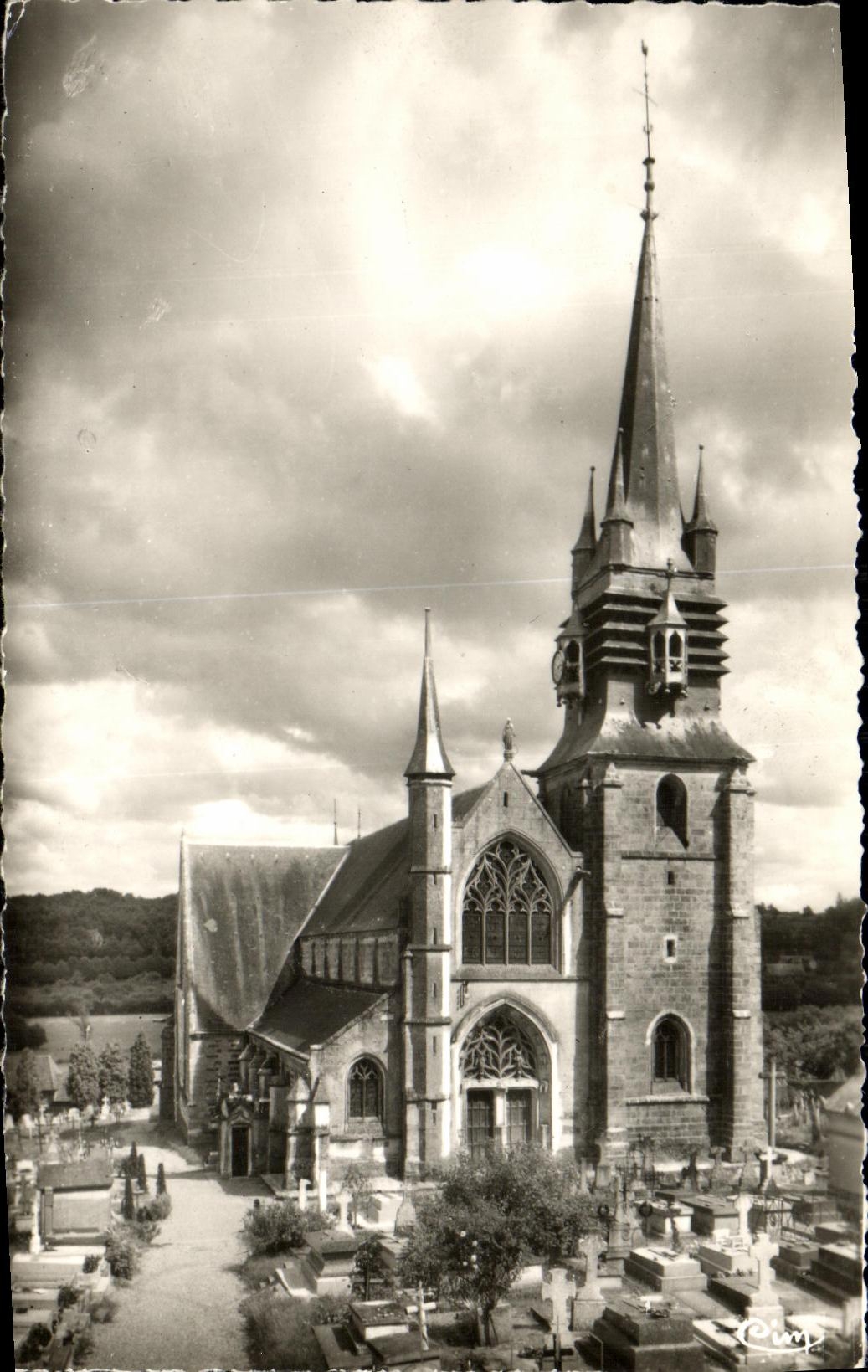 MODERN CARD Bernay Basilica of NR D of the Seam