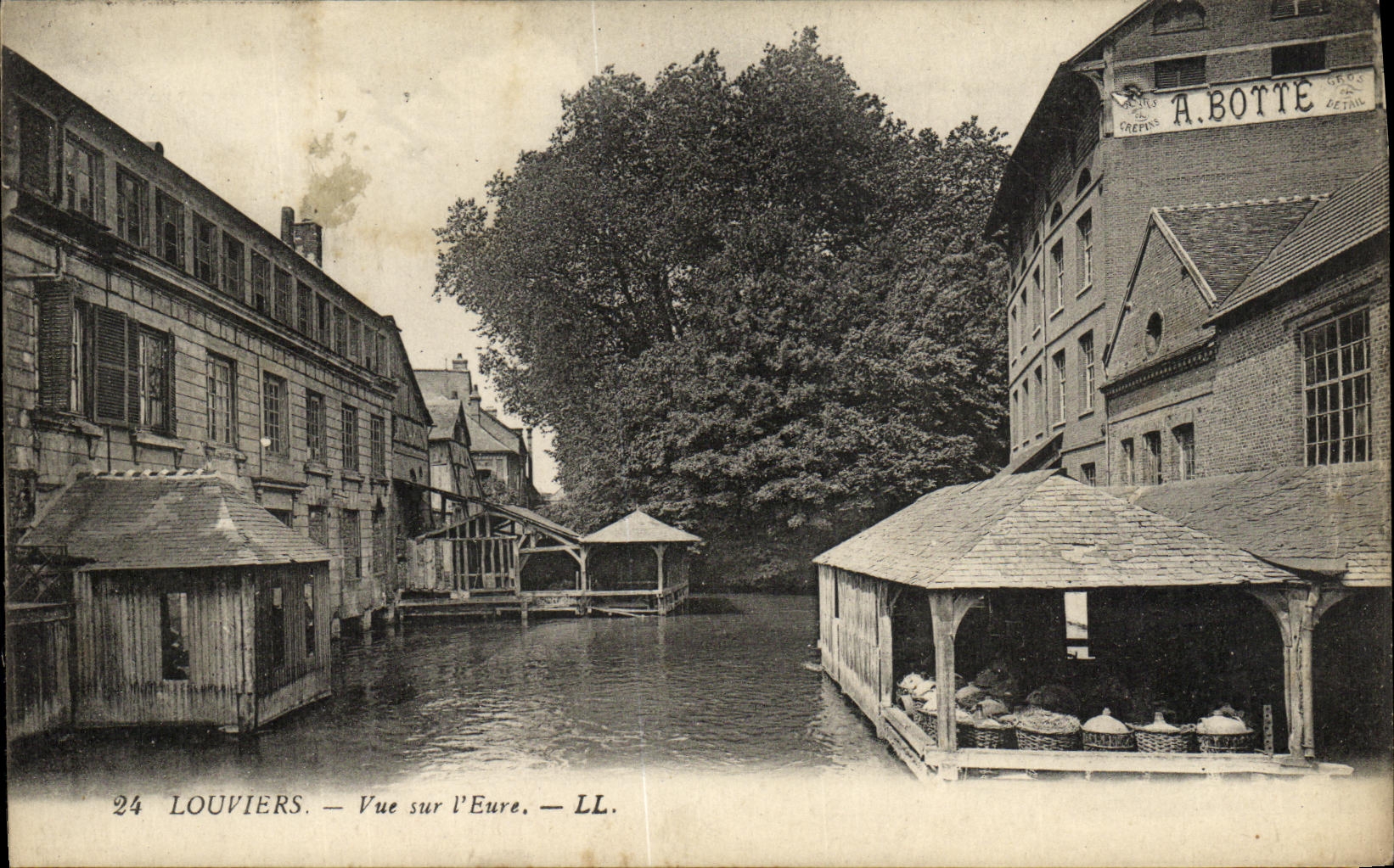 POSTAL Louviers de la VENDIMIA visto en L el Eure