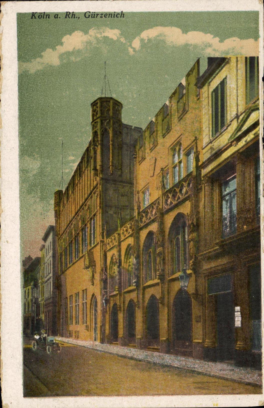 Amndt Rhin Gurzenich de Koln de la POSTAL de la VENDIMIA