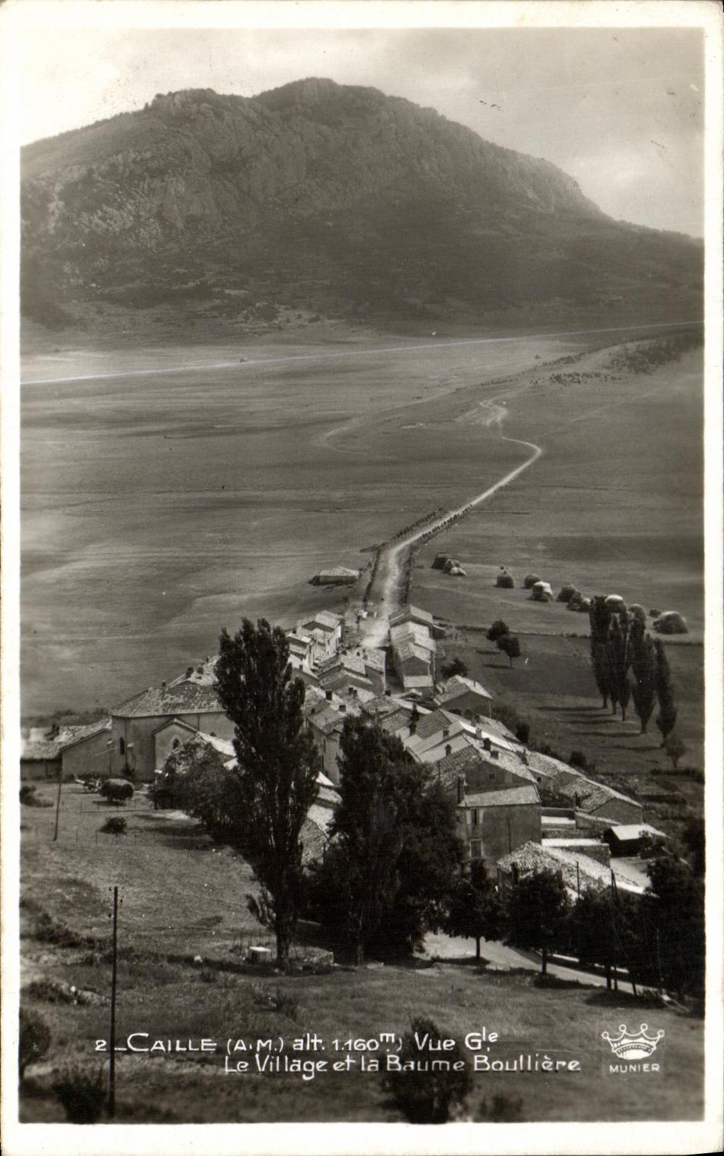 CPA Caille Vue Le Village et le Boulliere