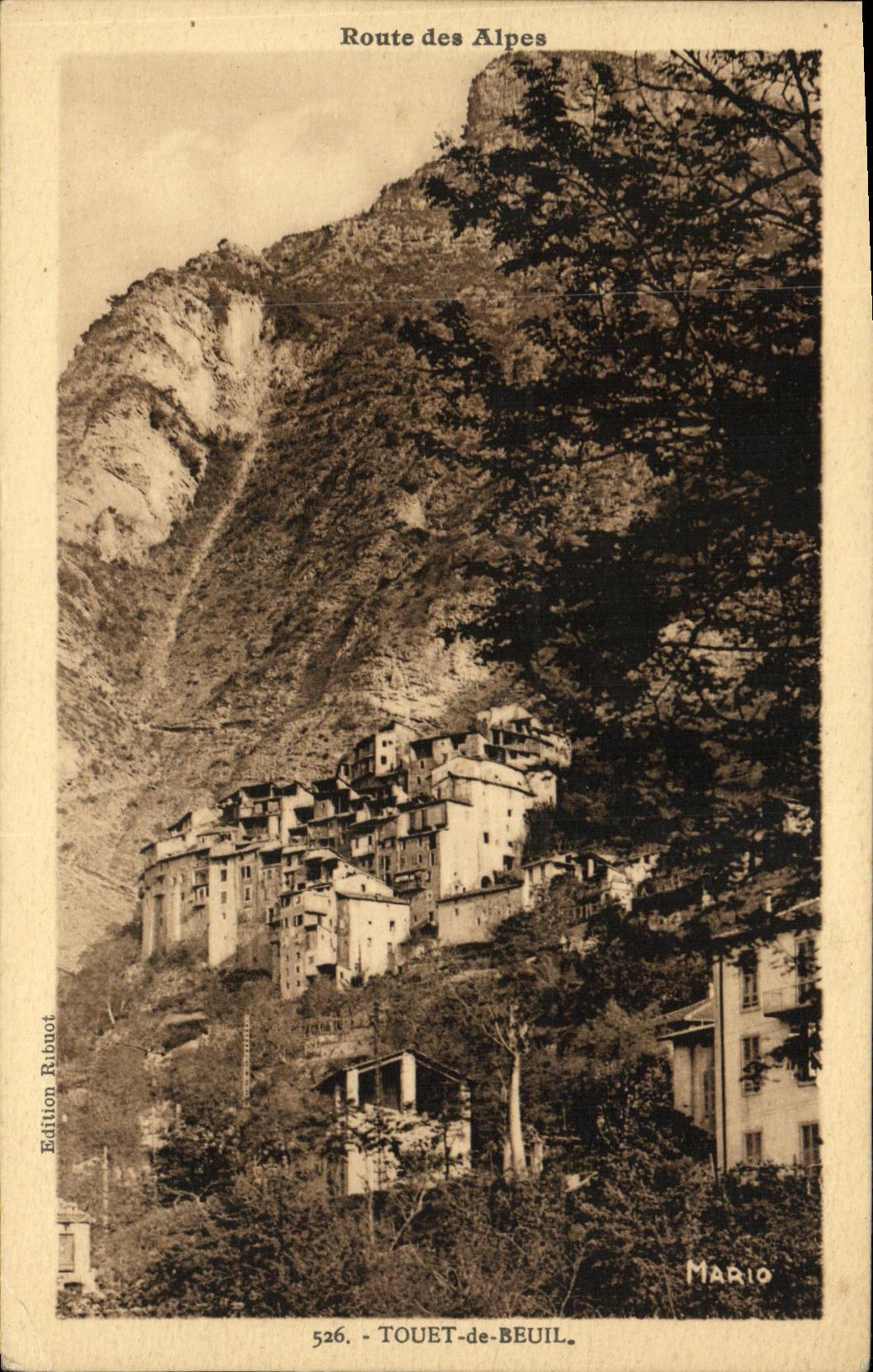 CPA Touet de Beuil