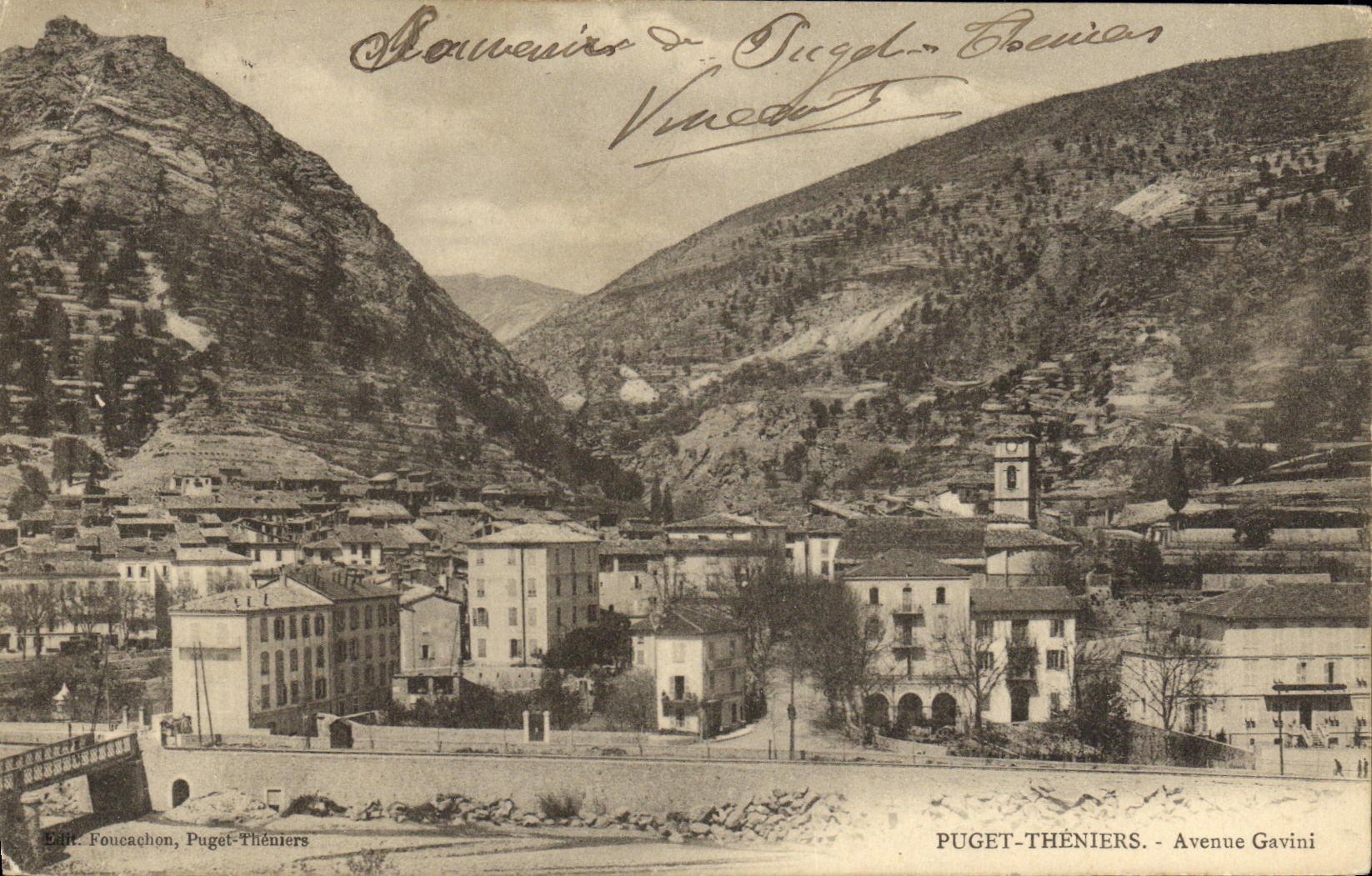 CPA Puget Theniers Avenue Gavini