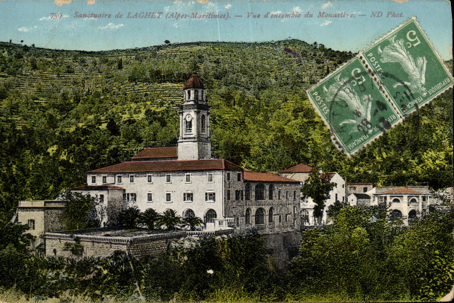 CPA Laghet Sanctuaire Vue d ensemble du monastere