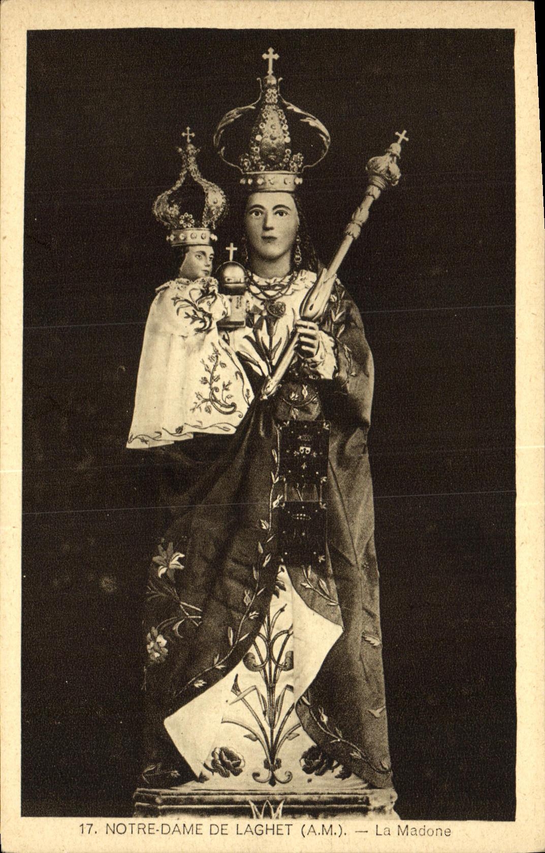 CPA Notre Dame De Laghet La Madone 