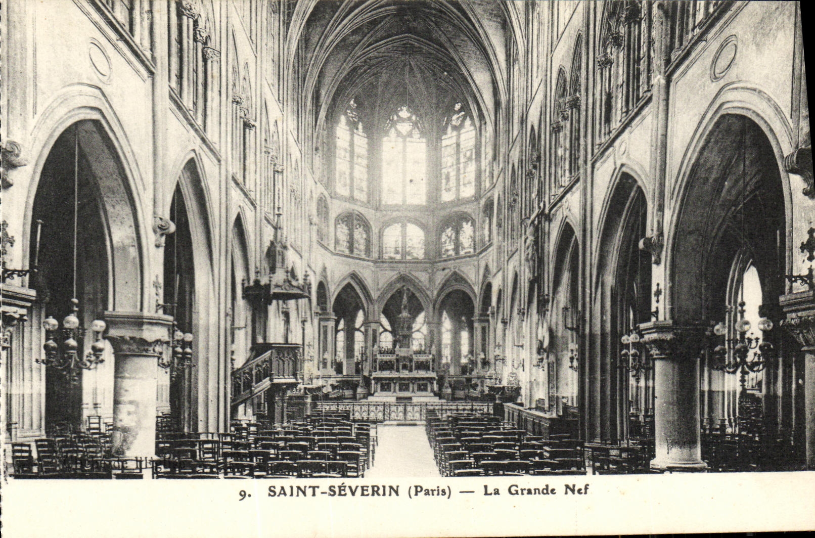 CPA Paris Saint Severin La Grande Nef
