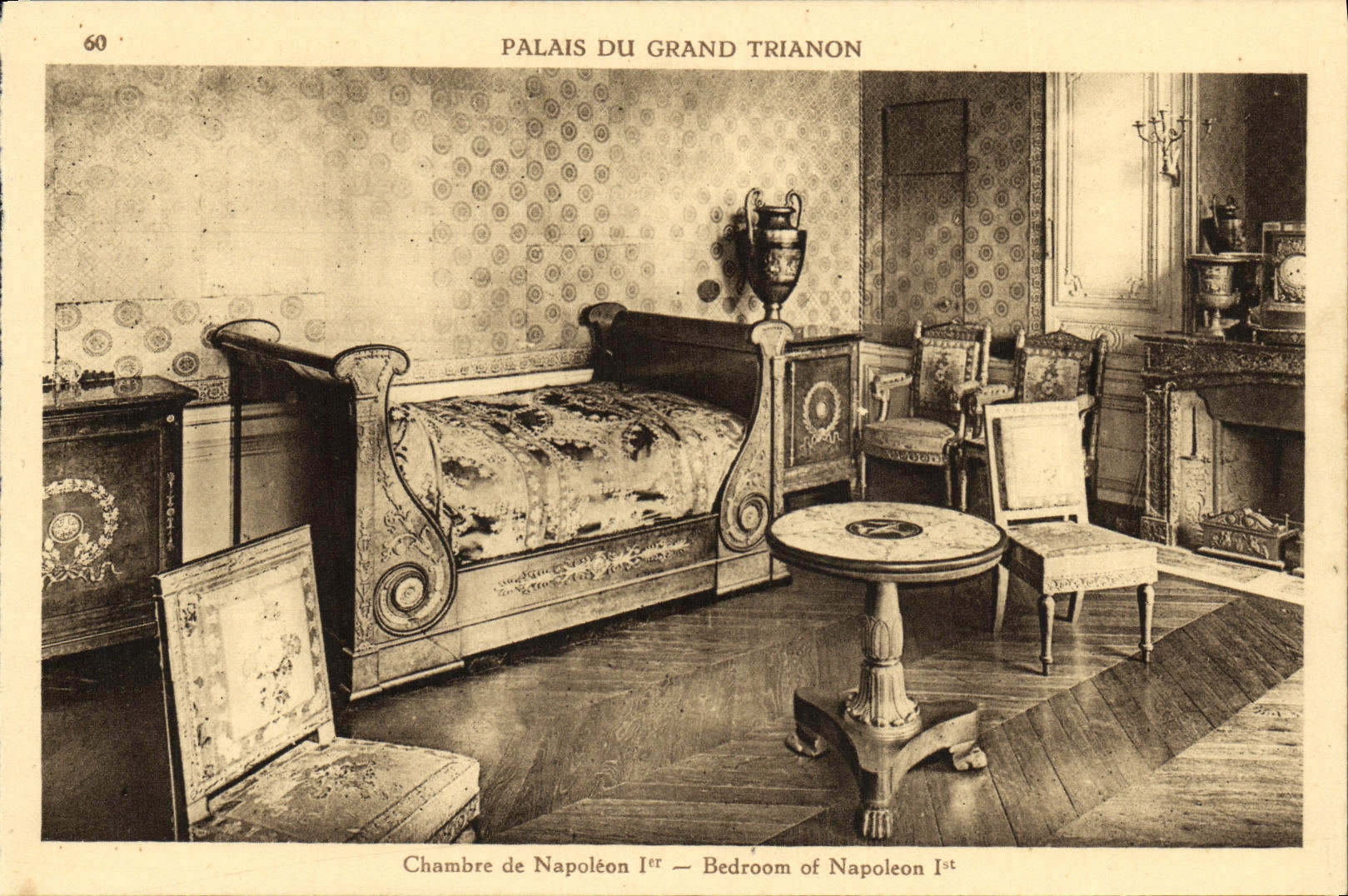 CPA Palais du Grand Trianon Chambre de Napoleon ler Versailles