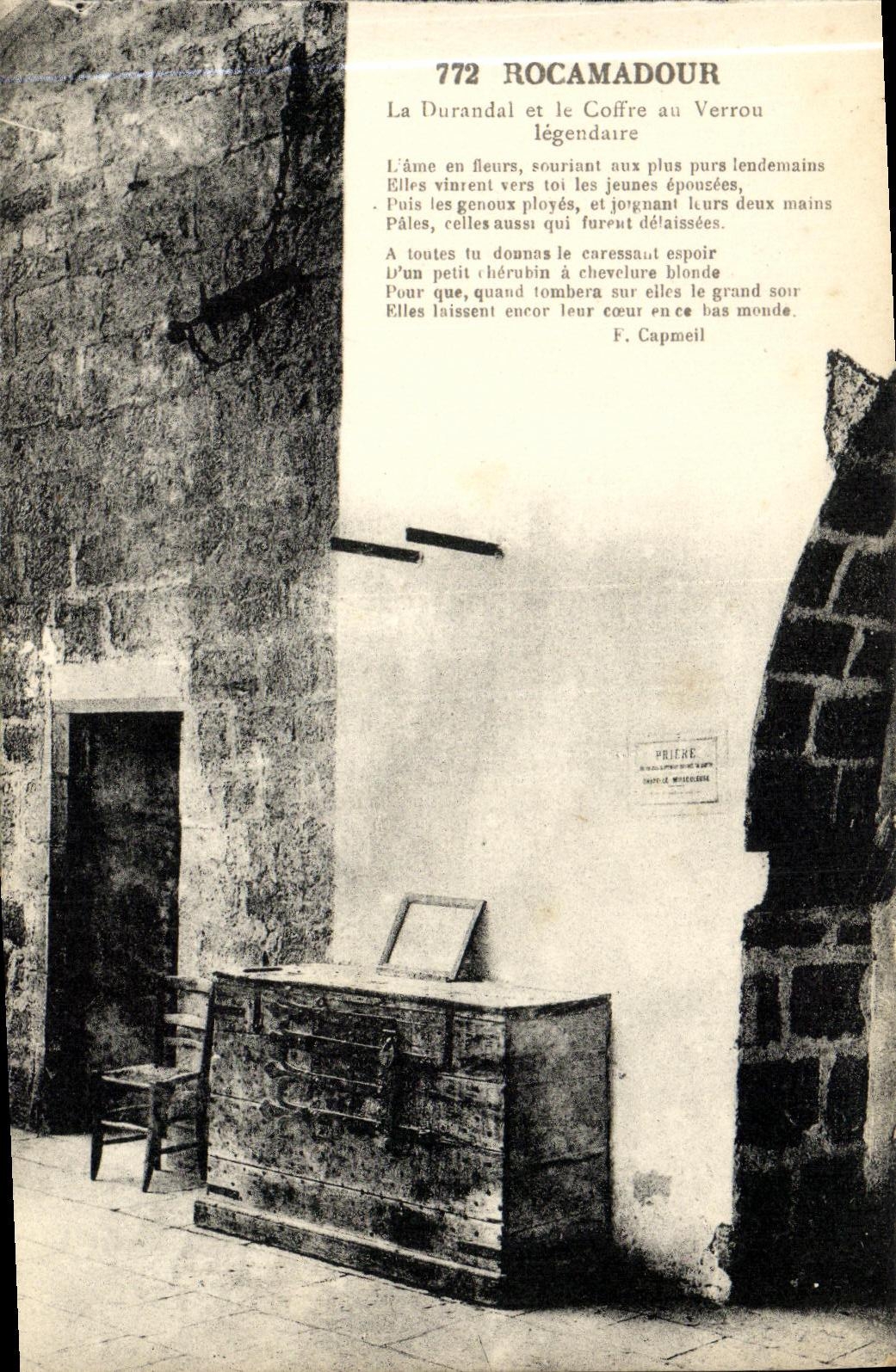CPA Rocamadour La Durandal et le Coffre au Verrou legendaire