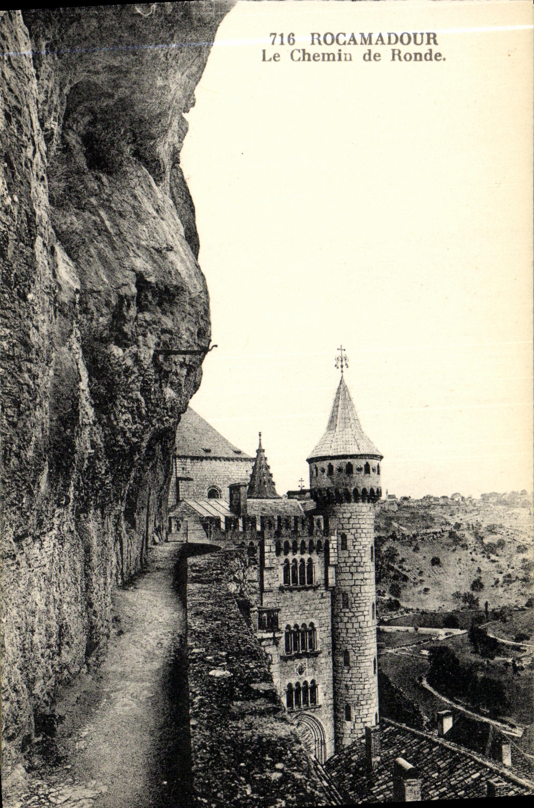 CPA Rocamadour Le Chemin de Ronde
