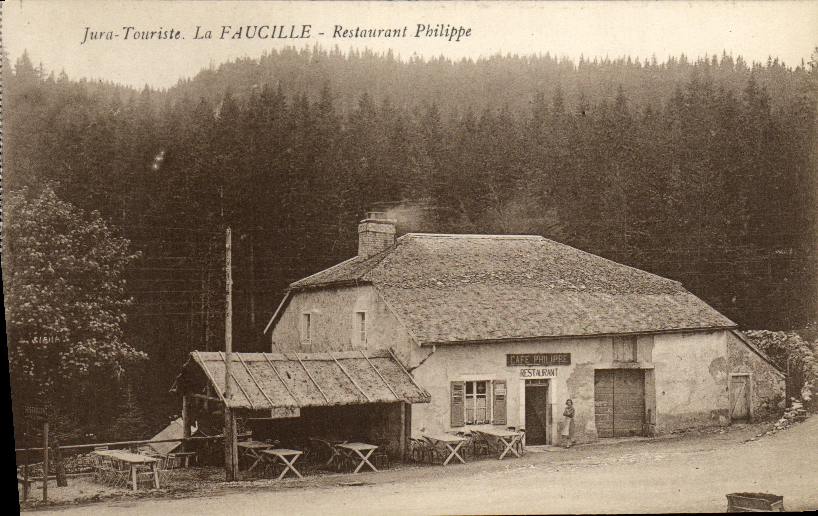 VINTAGE POSTCARD the Jura Tourist the Sickle Restoring Philippe