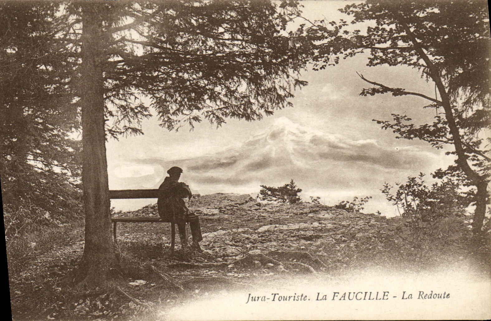 VINTAGE POSTCARD the Jura Tourist the Sickle Redoute