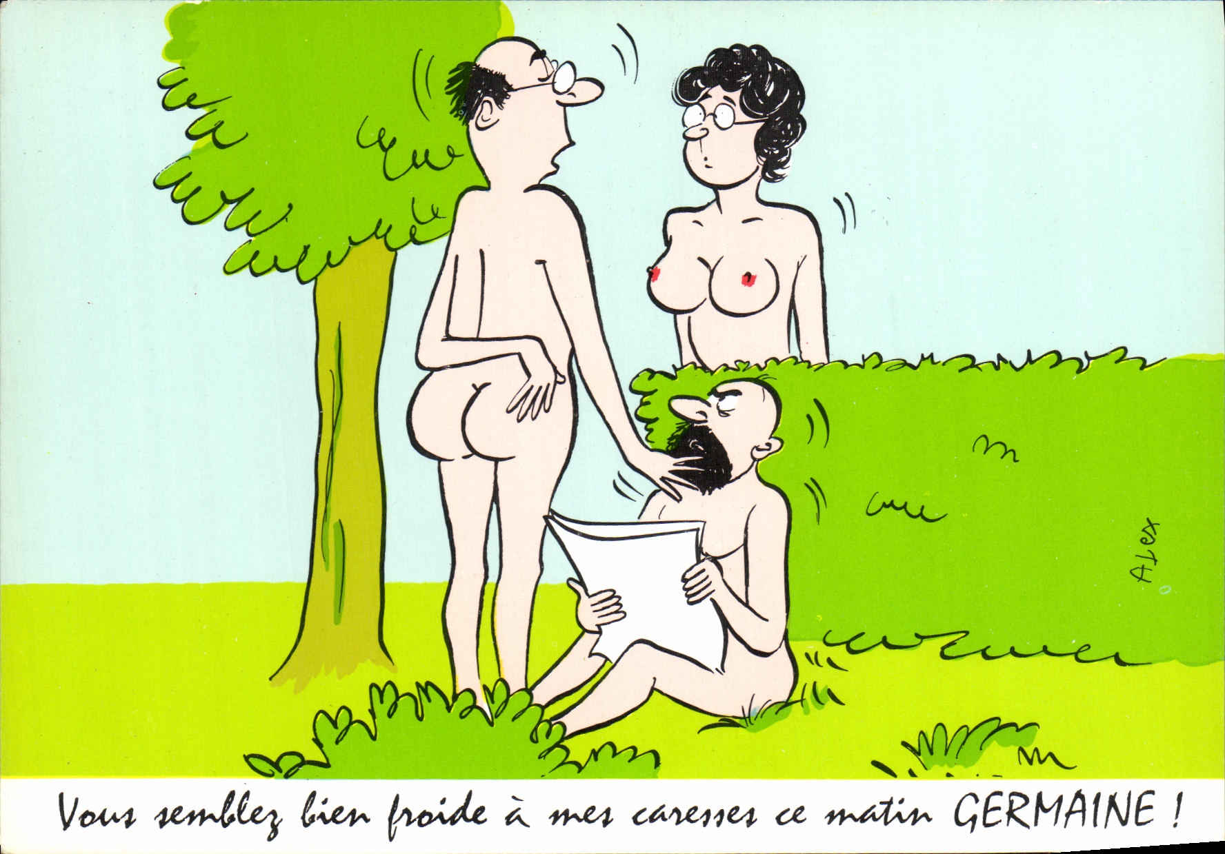 CPM Germaine Naturiste