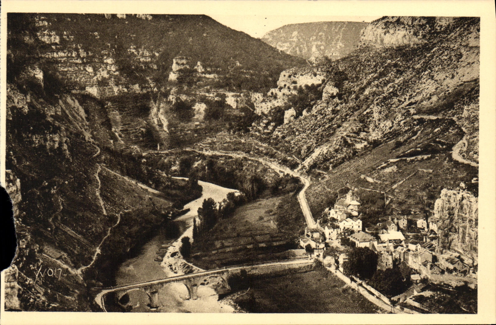 CPA Gorges du Tarn Le Village de la Malene