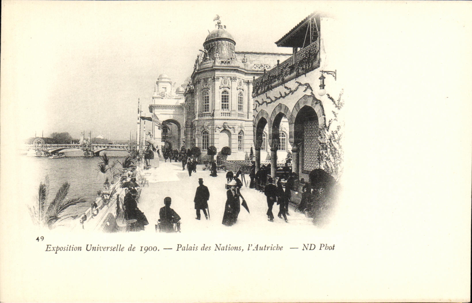CPA Exposition Universelle 1900 Paris Palais des Nations l Autriche