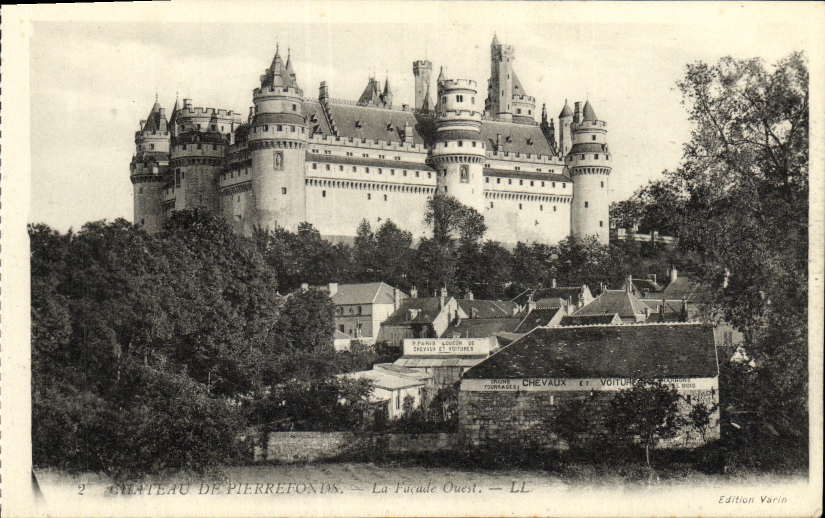 CPA Pierrefonds La Facade Ouest