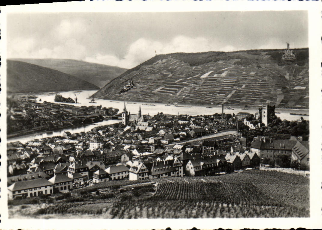 CPM Bingen Mauseturm Ehrenfels Und Nationaldenkmal