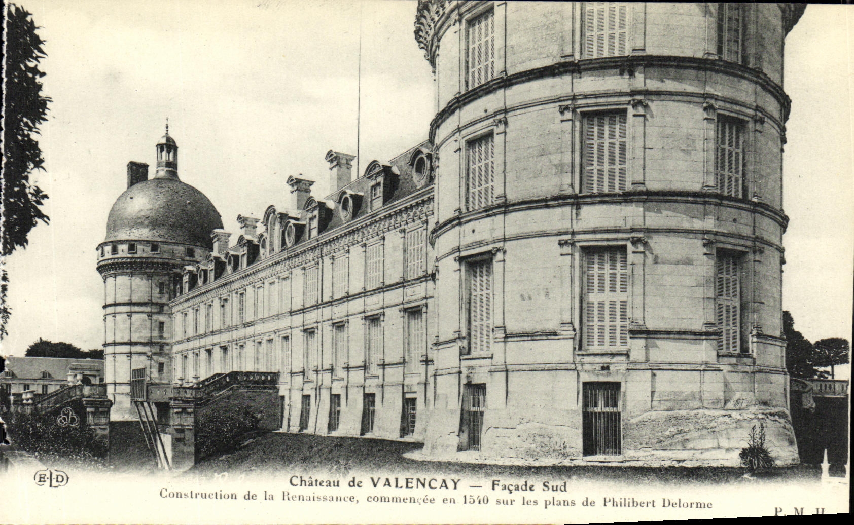 CPA Chateau de Valencay Facade Sud