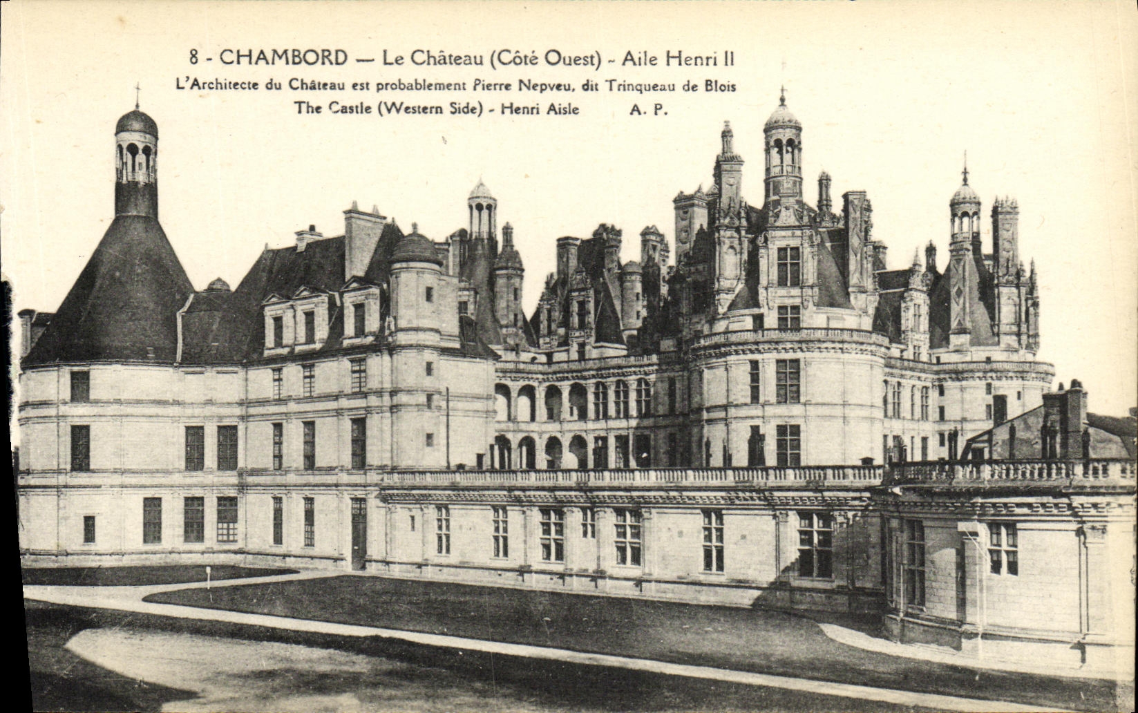 CPA Chambord Le Chateau Aile Henri II