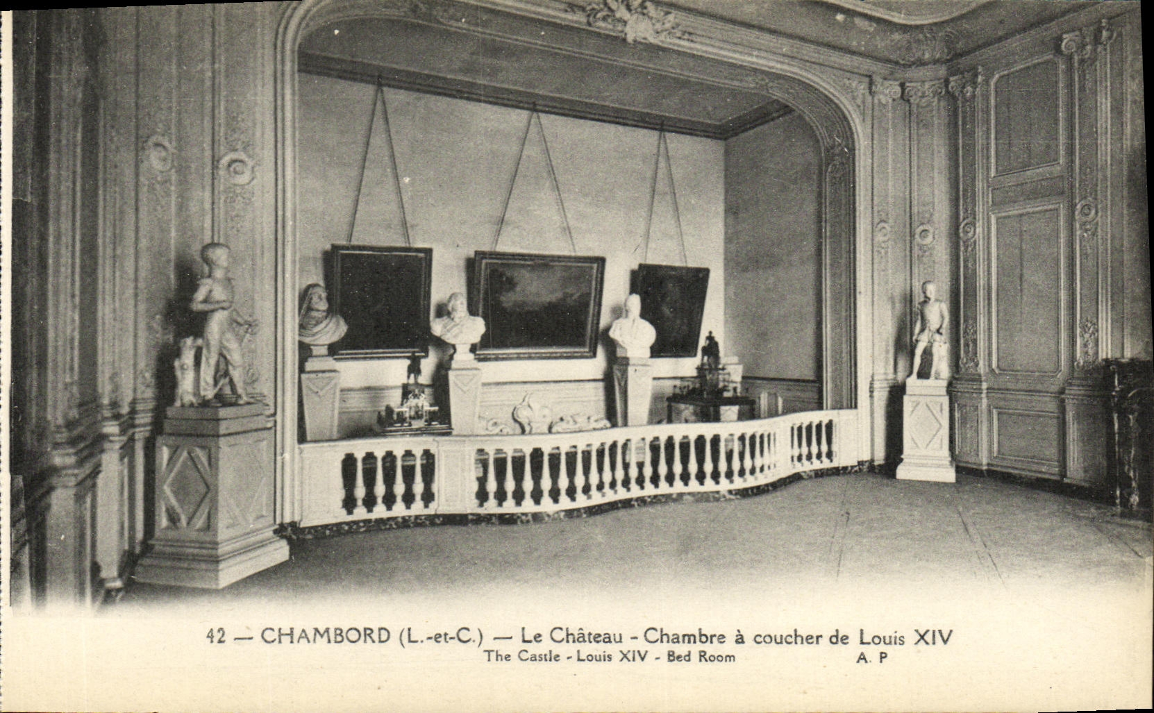 CPA Chambord Le Chateau Chambre Coucher de Louis XIV