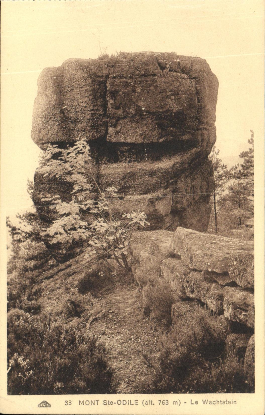 CPA Mont Ste Odile Le Wachtstein