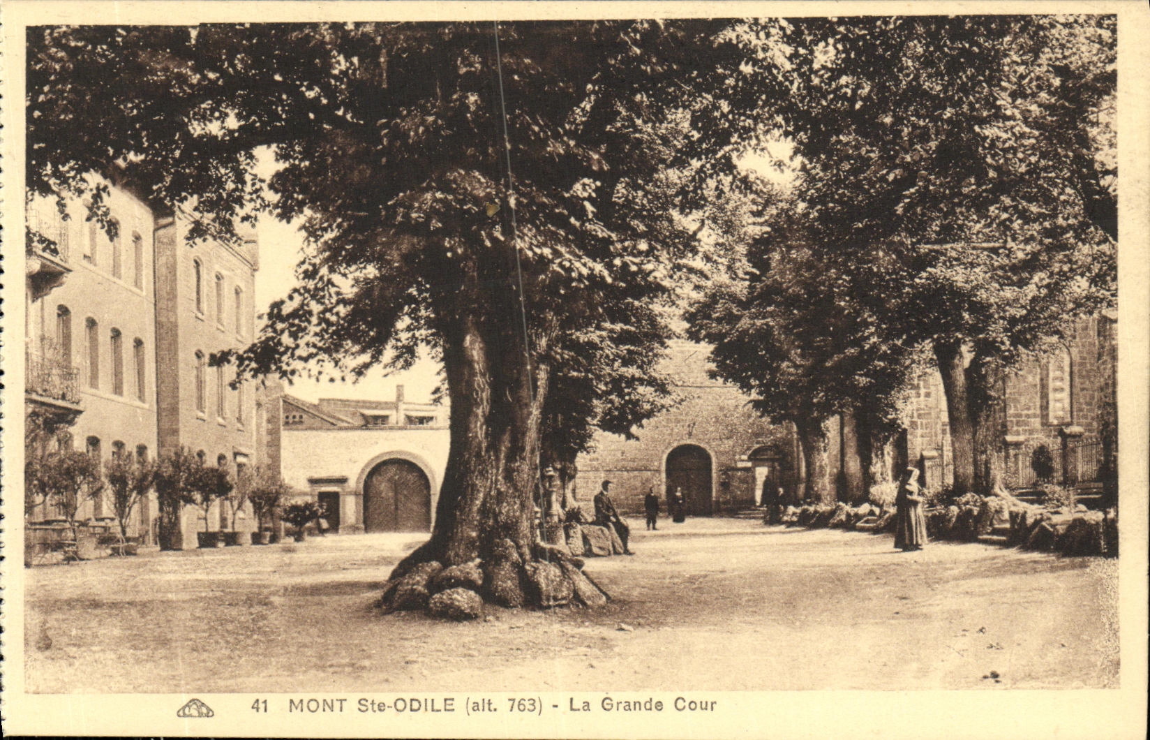 CPA Mont Ste Odile La Grande Cour